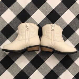 Cat & Jack white toddler cowboy boots